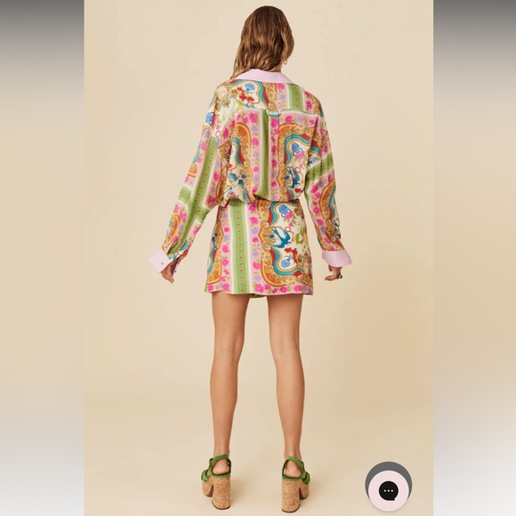 Spell Maddelena Wrap Skirt Mosaic - Large - RARE - Picture 4 of 6